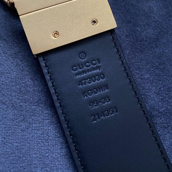 GUCCI GG Marmont Reversible Belt 95 - Picture 6 of 7